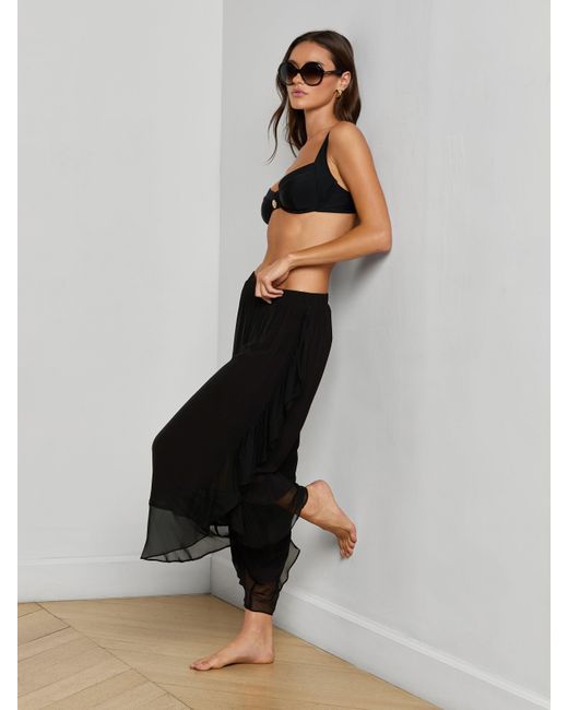 L'Agence Black Adonis Cover-Up Pants