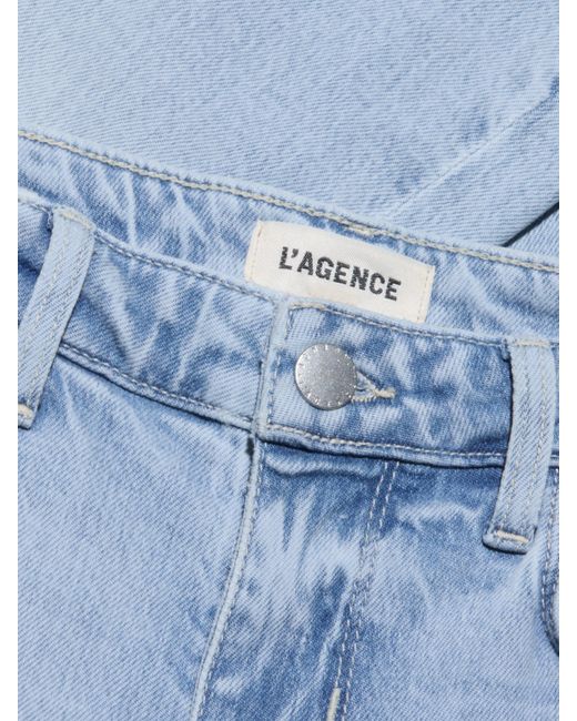L'Agence Natural Tati Cropped Micro Boot Jean