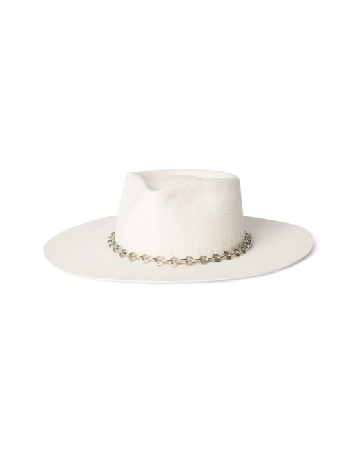 L'Agence White Umbra Hat