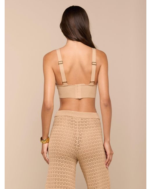 L'Agence Natural Reverie Pointelle Knit Bralette