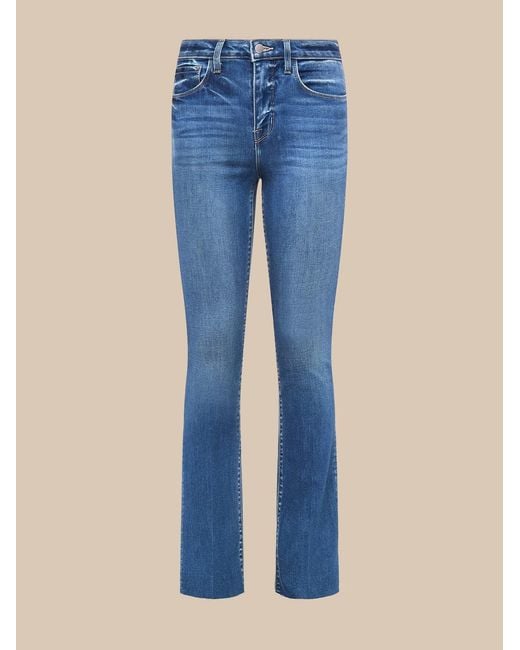 L'Agence Blue Ruth Straight-leg Jean