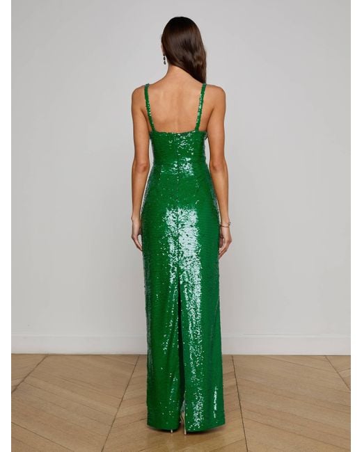 slim fit dress slacks Huda Modest Embellished Sequin Maxi Dress main image 0