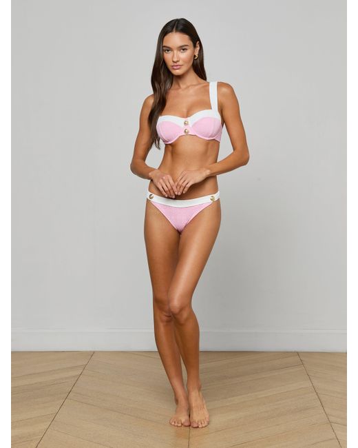 L'Agence Multicolor Alexandria Bikini Top