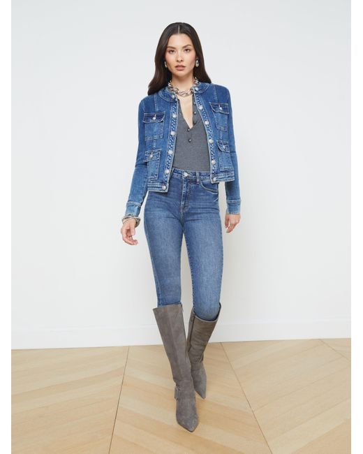 L'Agence Blue Yari Jacket
