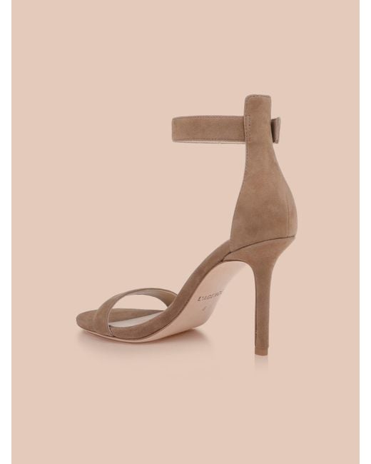 L'Agence Natural Gisele Suede Sandal
