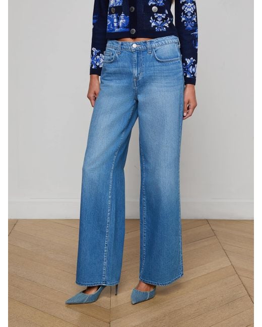 Jean Large Alicent L'Agence en coloris Blue