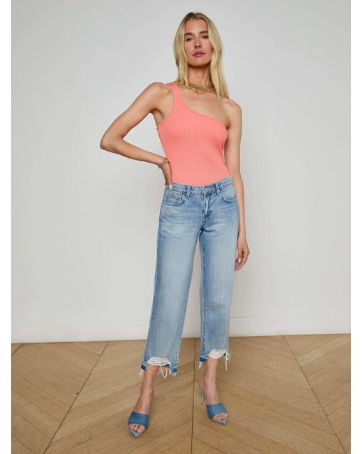 Body Cassidy À Épaules Dénudées, Corail L'Agence en coloris Blue