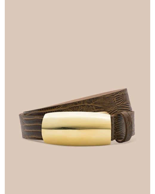 L'Agence Natural 'Agence Marlowe Leather Belt