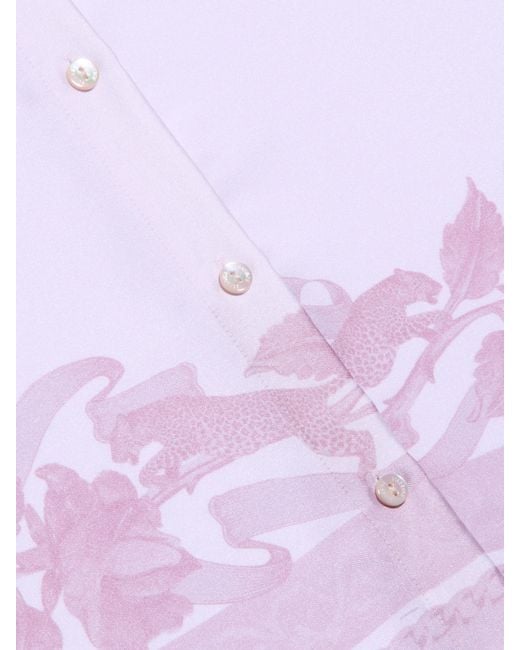 L'Agence Pink Judy Blouse Top