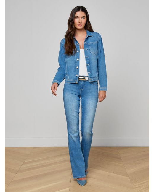 L'Agence Blue 'Agence Celine Jean Jacket