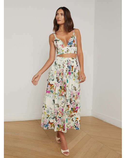 L'Agence Multicolor Kaori Poplin Bralette