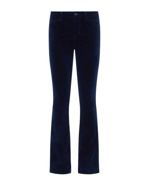 Jean En Velours Stevie, Bleu Nuit Profond L'Agence en coloris Multicolor