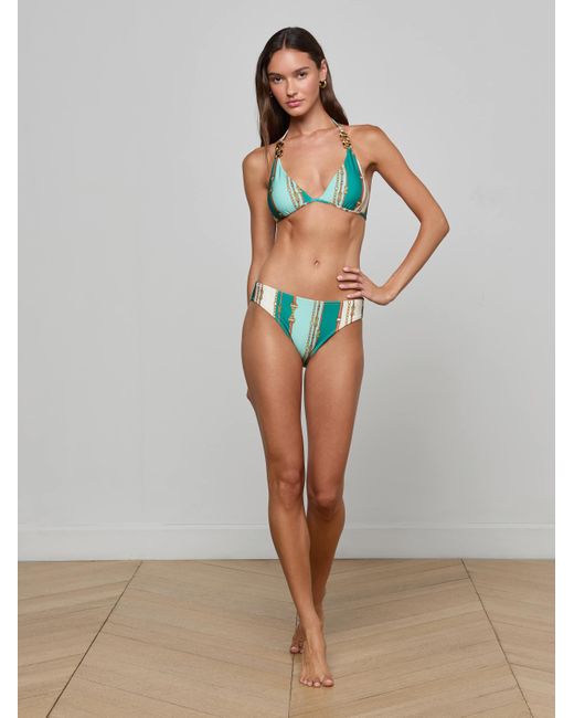 L'Agence Multicolor 'Agence Nicole Bikini Bottom