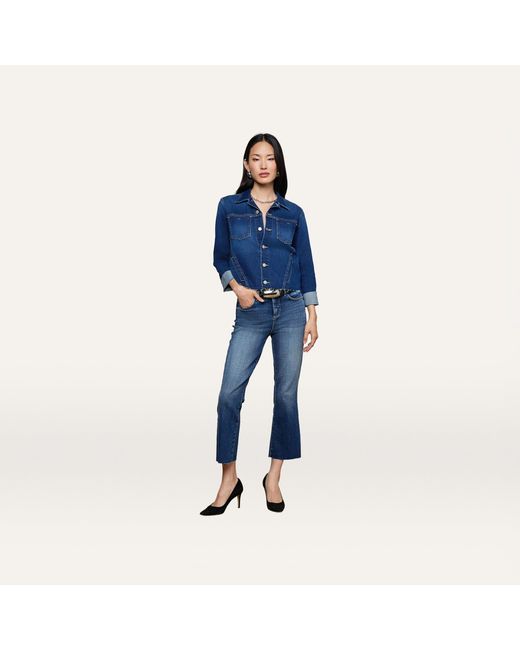 L'Agence Blue Janelle Jean Jacket