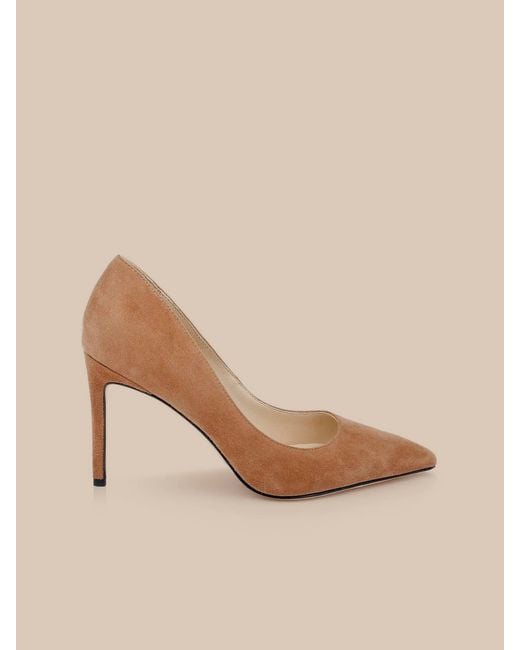 L'Agence White Maelle Suede Pump
