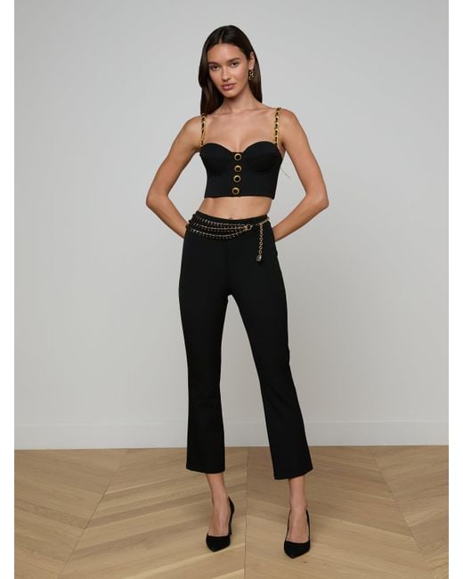 L'Agence White Alisha Chain Belt