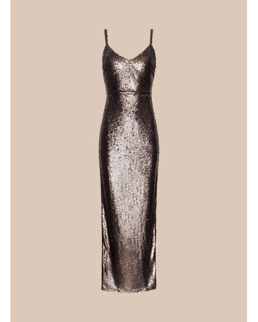 L'Agence Natural Karma Sequin Maxi Dress