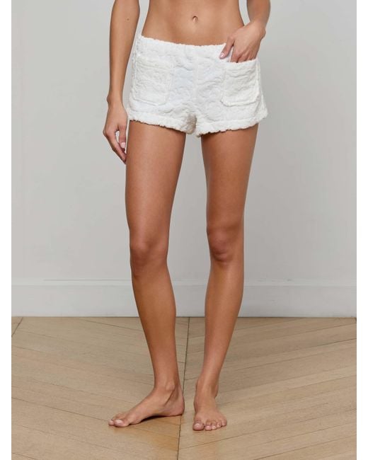 L'Agence Blue Amiya Cover-Up Short