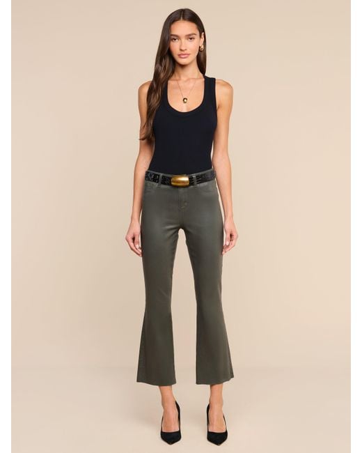L'Agence Black Shania Racerback Tank Top
