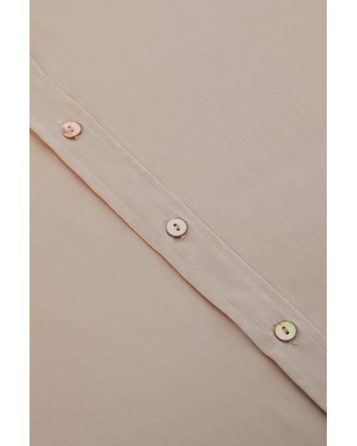 L'Agence Natural Dani Silk Blouse Top