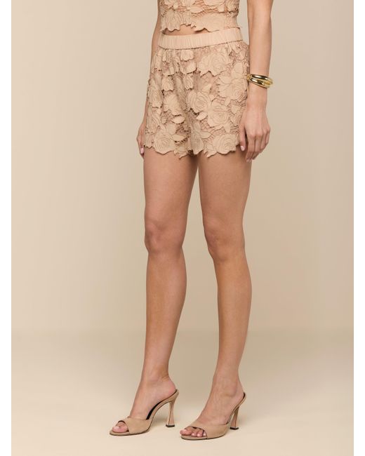 L'Agence Natural Laina Eyelet Short