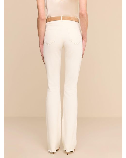 L'Agence White Ruth Straight-leg Jean