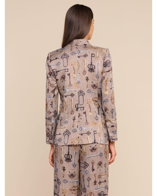 L'Agence Brown Aven Wrap Blazer