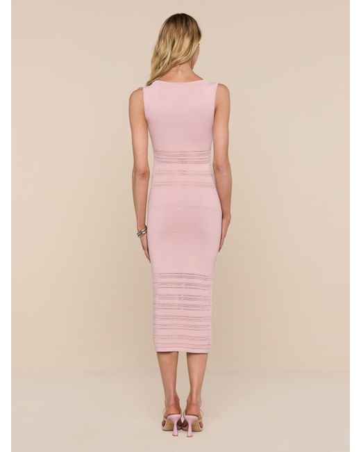 L'Agence Pink 'Agence Taren Knit Dress