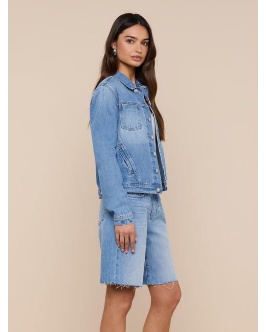 L'Agence Blue Celine Jean Jacket
