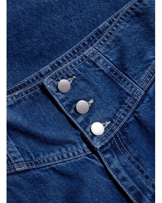 L'Agence Blue Sonja Corset Jean