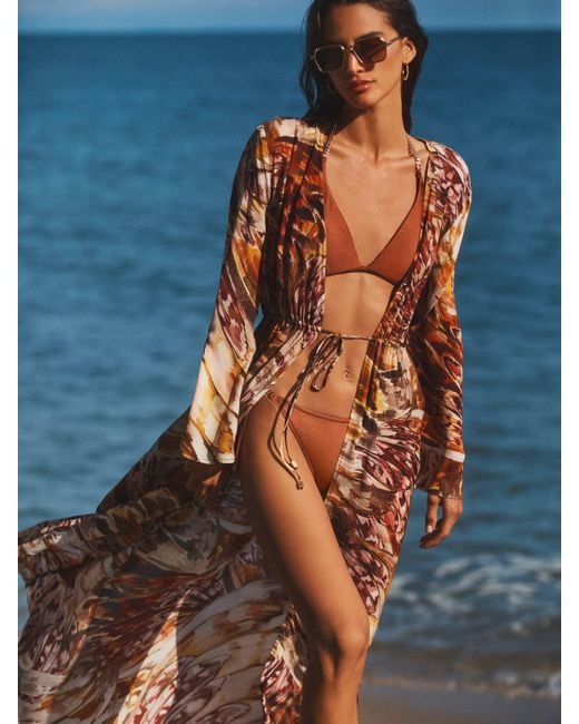 L'Agence Multicolor Janus Cover-Up Robe
