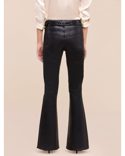 L'Agence Black Petite Marty Coated Jean