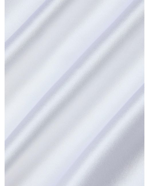 L'Agence White Sayla Silk Gown