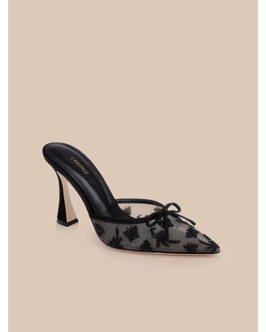 L'Agence Black Prasad Mesh Mule