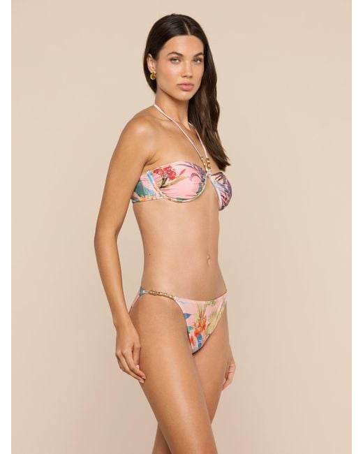 L'Agence Natural String Bikini Bottom