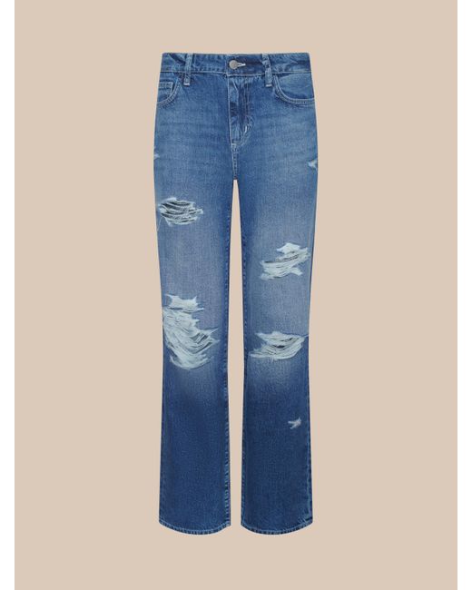 L'Agence Blue Zelda Slouchy Straight Jean