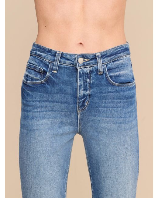 L'Agence Blue Ruth Straight-leg Jean