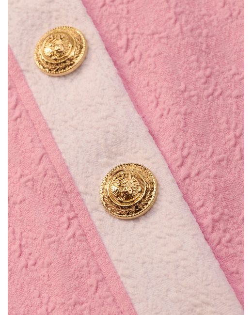 L'Agence Pink 'Agence Adaline Cardigan Cover-Up