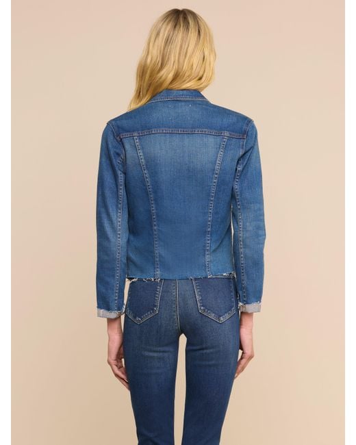 L'Agence Blue Janelle Denim Jacket