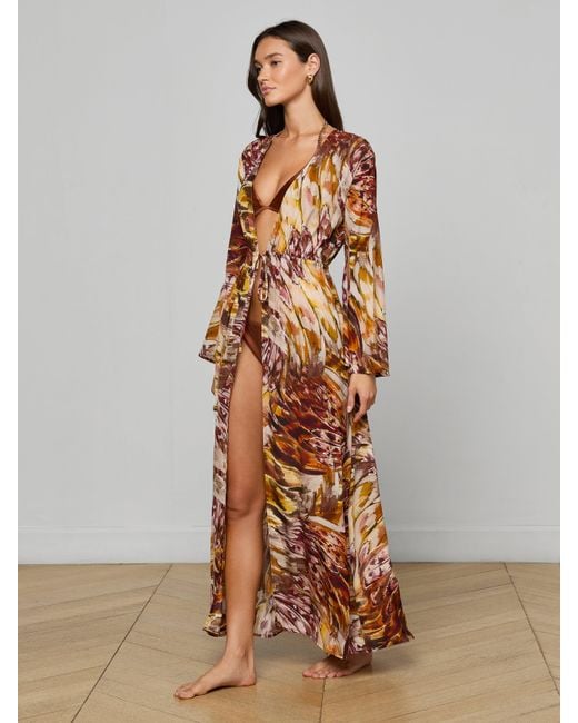 L'Agence Multicolor Janus Cover-Up Robe