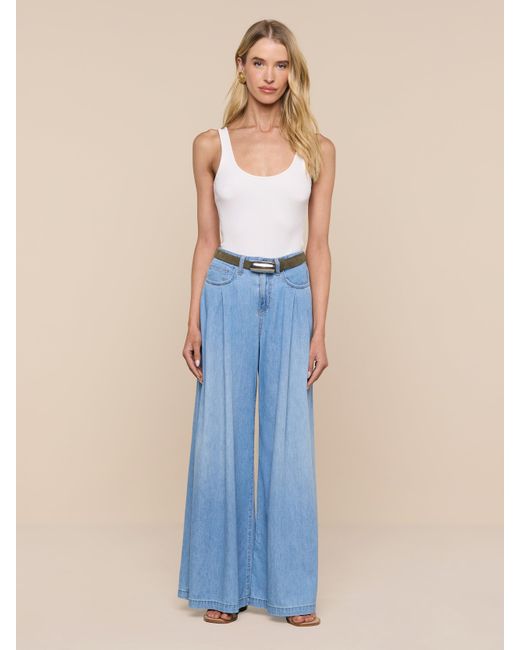 L'Agence Natural Marlowe Suede Belt