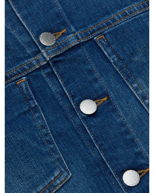 L'Agence Blue Celine Jean Jacket