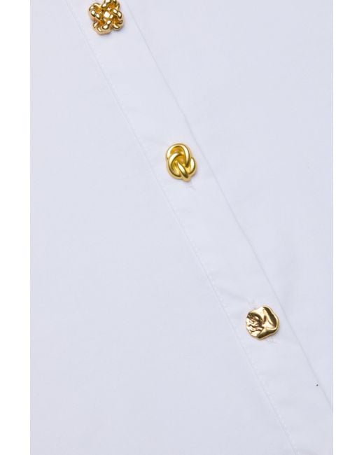 L'Agence Blue Ellery Button-Down Shirt