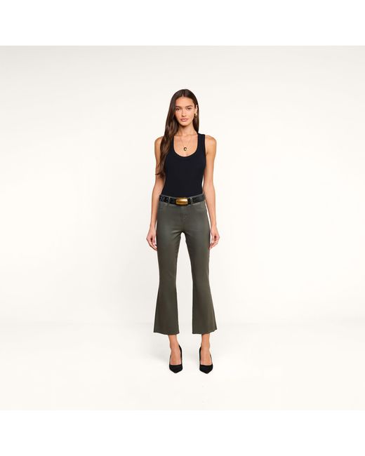 L'Agence Black Shania Racerback Tank Top