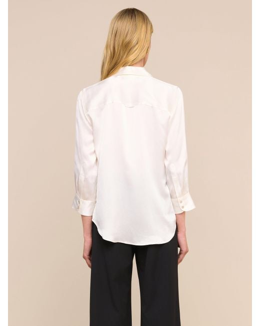 L'Agence White Dani Blouse