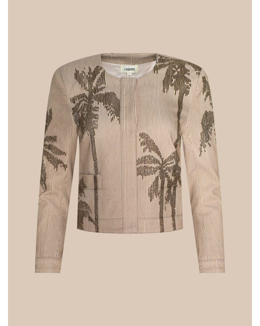 L'Agence Natural Lian Beaded Jacket