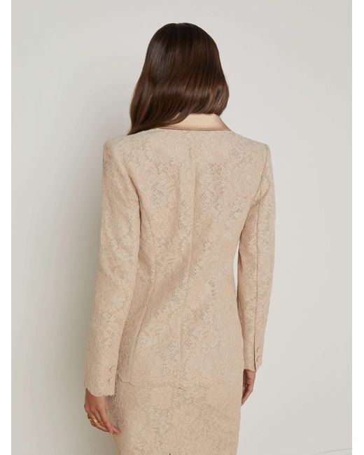 Blazer En Dentelle Clementine L'Agence en coloris Natural