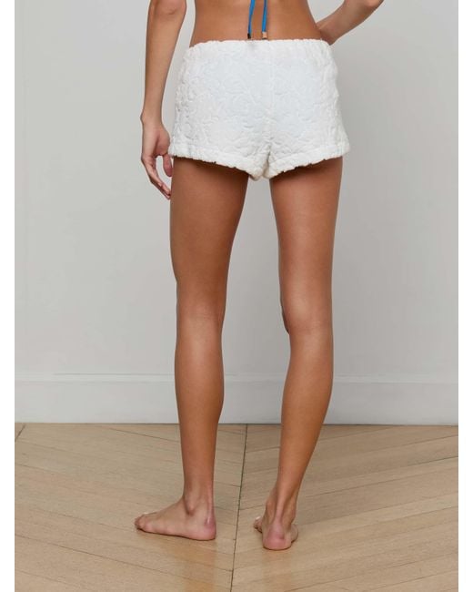 L'Agence Blue Amiya Cover-Up Short