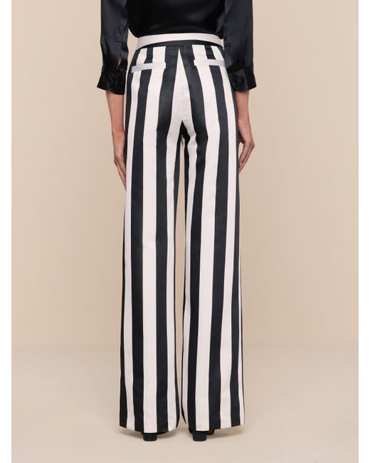 L'Agence Natural Livvy Satin Straight-Leg Trouser