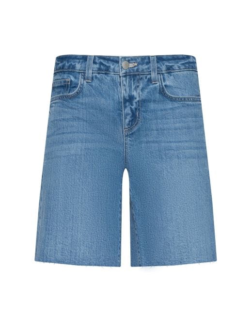 L'Agence Blue River Jean Bermuda Short